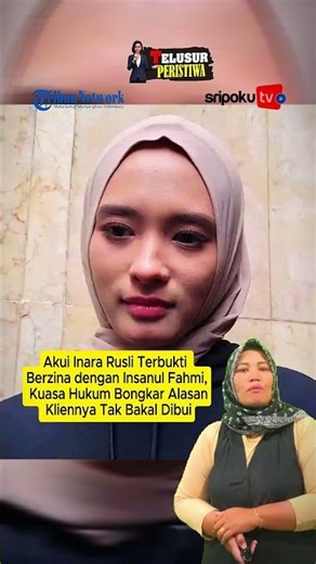 Inara Rusli Admits Adultery with Insanul Fahmi, Attorney Reveals Reasons