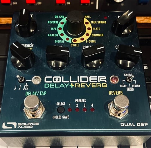 Source Audio SA263 Collider Delay + Reverb 2010s - Blue | Reverb
