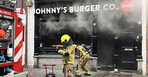 Brand bij hamburgerzaak in Breda: pand en appartementen ontruimd