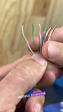 Connexion de câble réseau comme un pro Sertissage RJ45 pas à pas