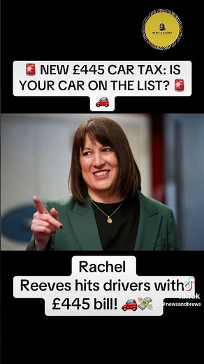 New VED Car Tax Rates April 2026: Rachel Reeves Confirms £445 Charge for Drivers
