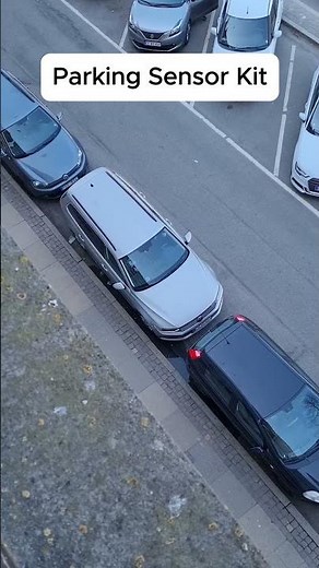 Backup Like a Pro | ELSNU 8-Sensor Park Assist System Install + Test #parking #amazonfinds #shorts