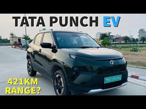Tata Punch EV Top Model Detailed Walkaround Review | Punch EV LR 2024
