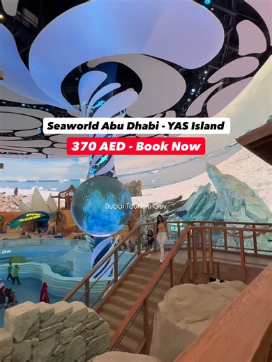 SeaWorld Abu Dhabi is the kind of place you don’t rush. Massive underwater views, animals you’ve only seen on screens, and spaces that make you stop and stare 🐋🌊 It feels big, calm and impressive all at once, perfect for families and first-timers. If it’s on your list, don’t delay — book your SeaWorld tickets with us and lock your date 🎟️✨
