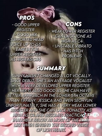 girls’ generation vocal analysis and ranking #forever1 #snsd #express999 #holler #thegreatescape #vocalranking #vocalanalysis #vocalpedagogy #kpop #ate #supported #소녀시대 #girlsgeneration #yujusbangss