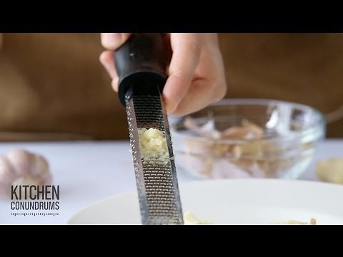 How to Quickly Mince Garlic and Ginger - Kitchen Conundrums with Thomas Joseph