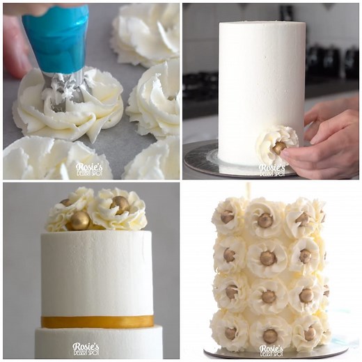 Rosie shares her favorite Russian piping tips for buttercream cakes! | MetDaan Cakes