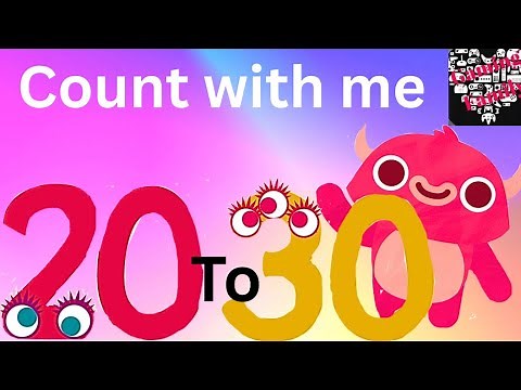 COUNT WITH ME from 20 to 30 Count 20 to 30 | Learn Numbers 20 to 30 | preschool learning videos