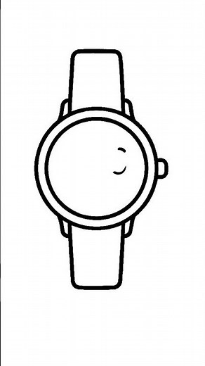 How to Draw a Girly Cute Watch ⌚💖 Easy Tutorial #Shorts