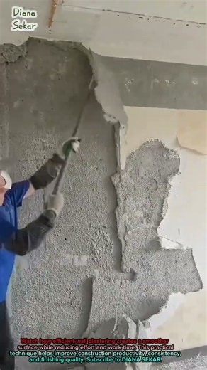 Fast Wall Plastering Technique That Saves Time and Improves Construction Productivity