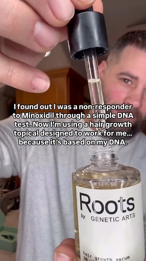 The Roots by GA DNA Test analyzes 20 genes linked to hair loss—so we can create a personalized, prescription-strength topical built for your biology. Curious which genes we look at (and how they impact your results)? Comment “DNA” below and we’ll DM you everything you need to know about our science-backed approach to hair regrowth. | Roots by Genetic Arts