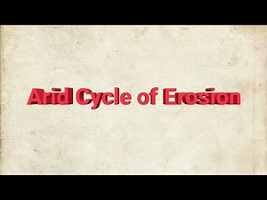 Arid cycle of Erosion(W.M.DAVIS)