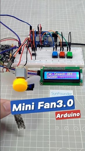 DIY Desk Fan You Can Actually Program 👨‍💻 #arduino #arduinoproject