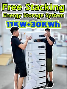 78K views · 719 reactions | SUNC energy storage system: Free stacking 5kwh battery, with 5.5kw inverter, voltage 230V. Can be charged by solar panels and mains electricity! And we also offer EU and US versions, support OEM/ODM customization.#energystorage #energystoragesystem #homeenergy #ESS #solar #homebattery #energysystem #energy#battery #solarbattery #factory #sunc #newenergy | Guangdong Sincerity Industry Co.,Ltd | Facebook