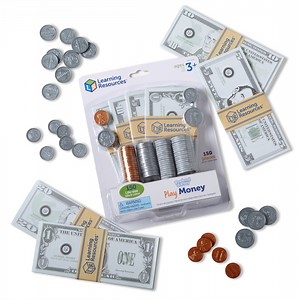 Learning Resources Pretend Play Money Pretend Money for Kids Banking Play Toys Ages 3 and Up