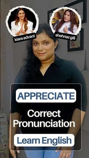 Wrong vs Correct Pronunciation of “Appreciate” 👀 | English Pronunciation Practice | Spoken