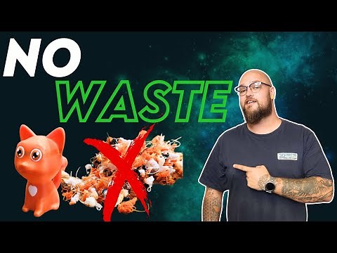 How to get no waste on your multi colour prints