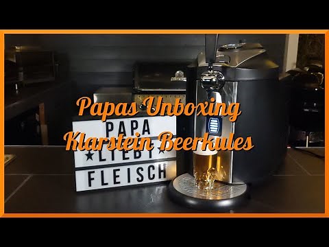I'm introducing you to the Klarstein Beerkules mini beer tap