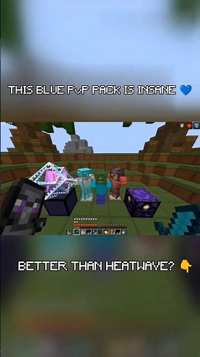This Blue PvP Pack Is TOO CLEAN 💙 | AZURYX 16x Texture Pack #donutsmp #minecraft #minecraftpvp pvp