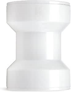 Keeney Insta-Plumb 46QLK 1-1/2-in. Push Fit Kitchen Straight Coupling, White