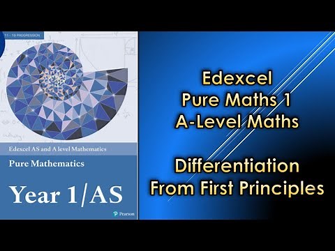 Edexcel A-Level Maths Pure 1 | Differentiation From First Principles