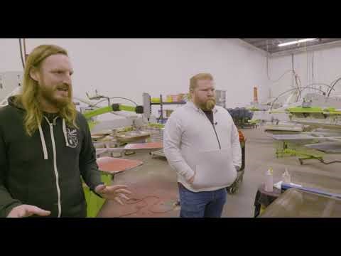 Learning how to create a Million Dollar Screen Printing Shop- Trip to Texas to Printed Threads.