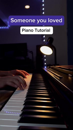 Someone you loved #pianotutorial #piano #tutorial #someoneyouloved #pianktok