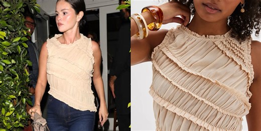 Selena Gomez Wore Free People to Dinner With David Henrie, and It's a Perfect Spring Look