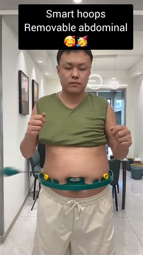 Smart hoops removable abdominal shaping made fun! #SmartHoops #AbTrainer #youtubeshorts #hoops