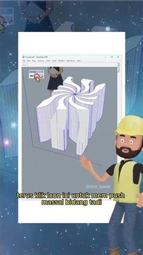 Cara cepat bikin bidang (face) dari garis-garis berantakan di SketchUp! 💡✨\n\nGak perlu capek ga