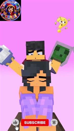 Ahpmau!! LEFT or RIGHT?!🤔 #highlights #minecraft #aphmau