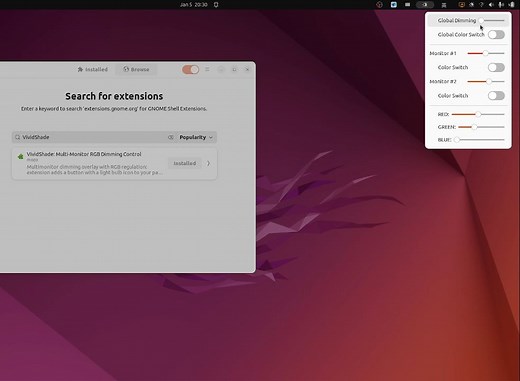 最简单的Ubuntu调整多个显示器亮度的方法，超级实用