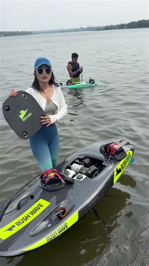 RUSH WAVE ,Water surfing is so cool#rushwave #Surfing #surfboard #gasolinesurfboard