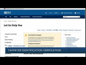 What you need to verify your identity