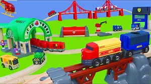 10K views · 263 reactions | BRIO Trains Fireman Toy Vehicles, Tunnel & Wooden Train Railway Toys Unboxing for Kids | ABC Toon TV | Facebook