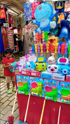 Bubble kamera keropi dan balon doraemon