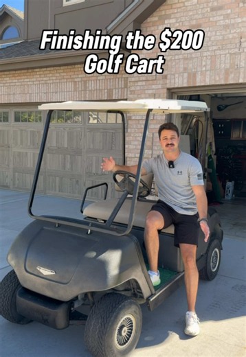 $200 Golf Cart Restoration: Heat Gun Dash Fix & Free Wheels