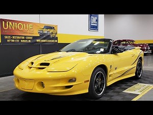 2002 Pontiac Trans Am Collectors Edition Convertible | For Sale - $39,900