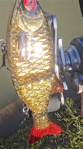 #handmade #fishing #lure #gold #alien_predator_lures
