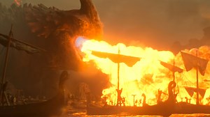 How to Train Your Dragon: Official Clip - The Red Death Dragon Attacks