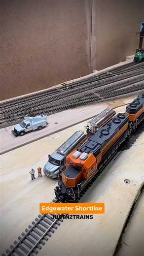 Track work is complete on the yard section on the Edgewater Shortline. All wired up and ready to add missing ties, base cost brown paint, ballast, track weathering and then scenery. | JustN2Trains - Edgewater Shortline