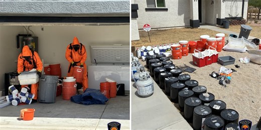 1 arrested after suspected meth lab uncovered at Buckeye home