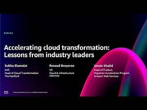 AWS re:Invent 2024 - Accelerating cloud transformation: Lessons from industry leaders (MAM101)
