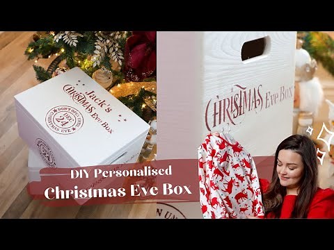 DIY Personalised Christmas Eve box & What To Put Inside A Christmas Eve Box