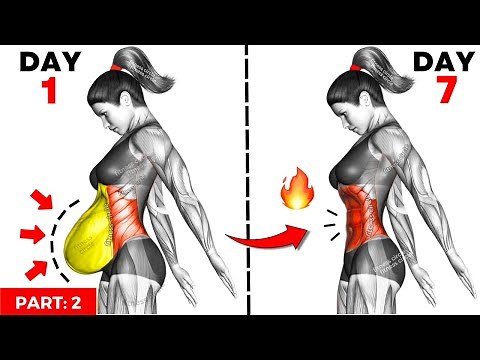 ➜2-Week Easiest Belly Fat Loss Workout to Slim Your Waist: Top 30-Min Exercises to Burn Belly Fat #2