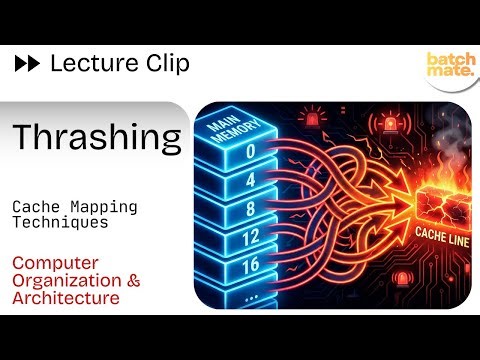 What is Thrashing? The "Performance Killer" in Cache Memory | COA Quick Lecture Clip | Batchmate