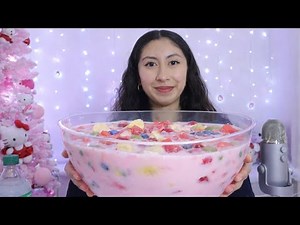 ASMR~Trying Hwachae Once Again…🍓🫐😛