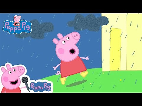 Rain Rain Go Away Featuring Peppa Pig | Peppa Pig Songs | Nursery Rhymes + Kids Songs