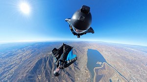 Wingsuit Skydiving above California | Immersive 360 VR