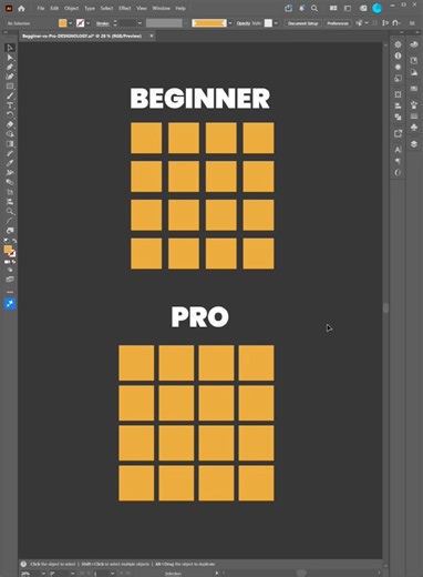 Adobe Illustrator 2027 - How to Split into Grid #designology #illustrator #tricks #tips